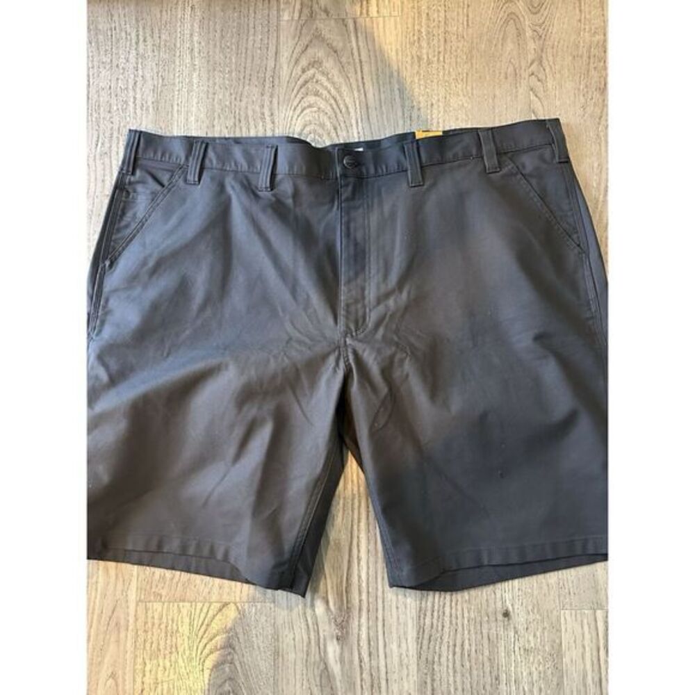 CARHARTT BS3111-M GRAY 48 x 10 RUGGED FLEX RELAX FIT CANVAS UTILITY WORK SHORTS